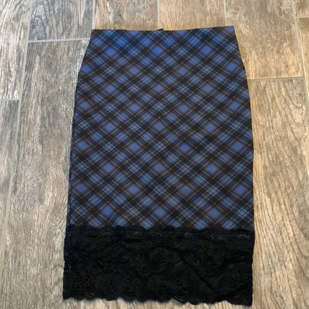 Forever 21 plaid pencil skirt